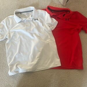 Underarmour boys golf shirts